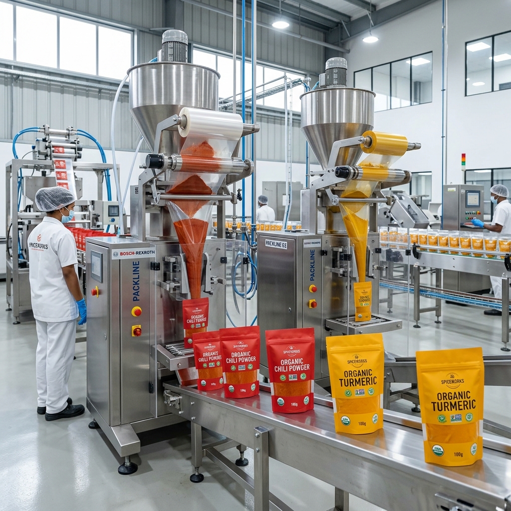 Spice Grinding Factory