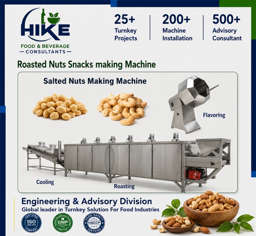 Roasted Nuts Snacks Making Machine