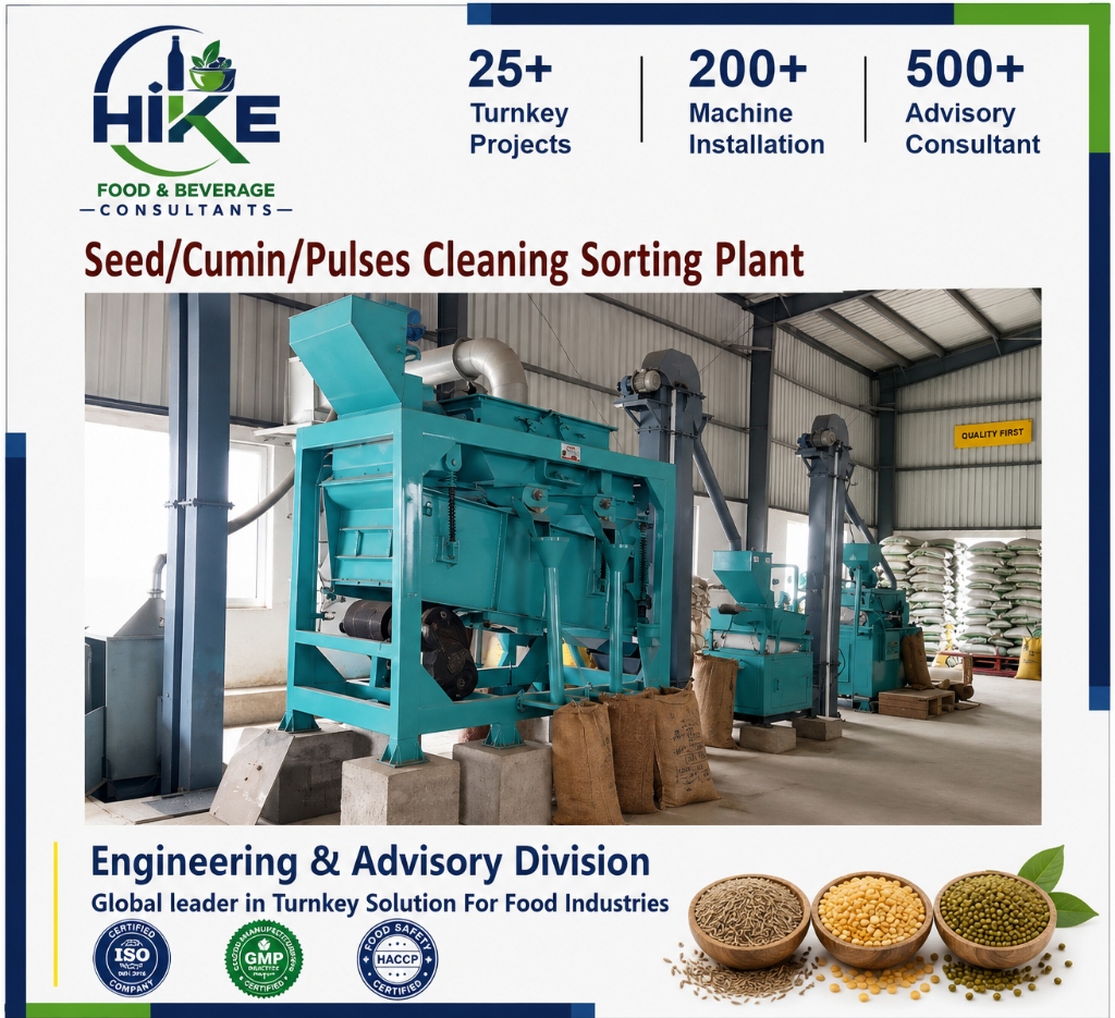 Seed / Cumin / Pulses Cleaning & Sorting Plant