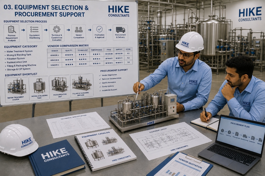 Machinery Selection & Procurement
